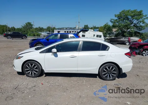 2015 Honda Civic Ex-L from USA, damaged, VIN 19XFB2F95FE022551